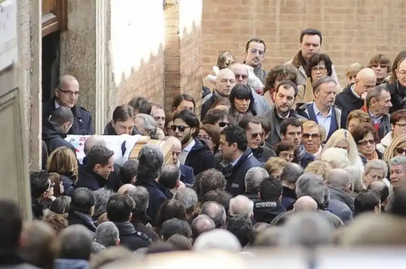 FUNERALI DI DAVID ROSSI