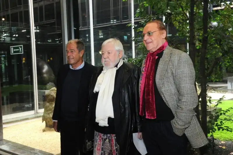 Giovanni Minoli Paolo Villaggio e Renzo Arbore 