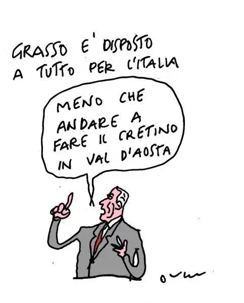 grasso disposto a tutto