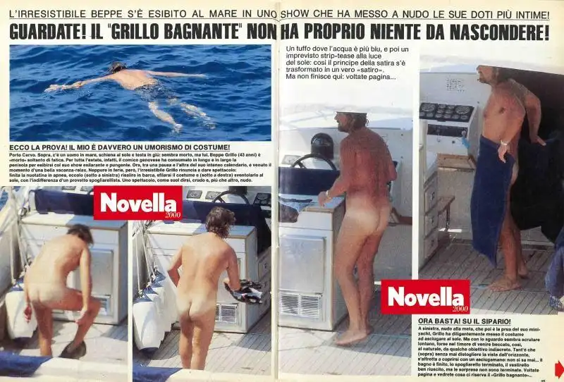 GRILLO NUDO SU NOVELLA 2000