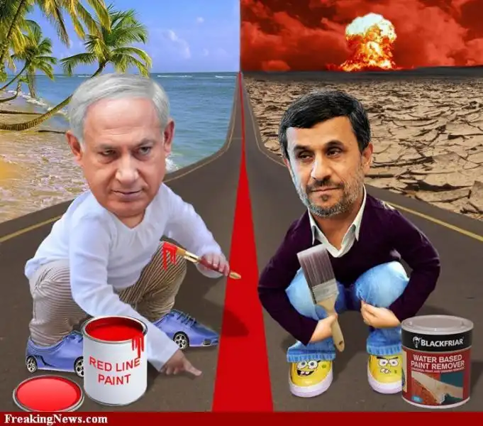 netanyahu e ahmadinejad