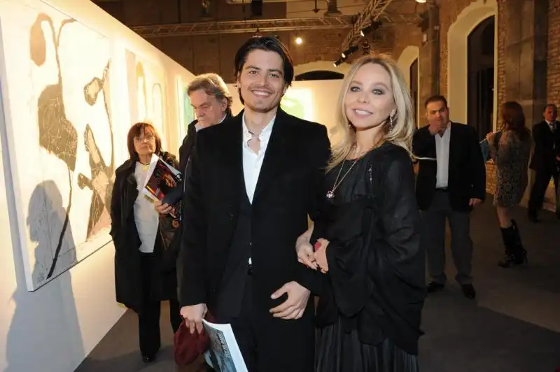 Ornella Muti con il figlio Andrea 