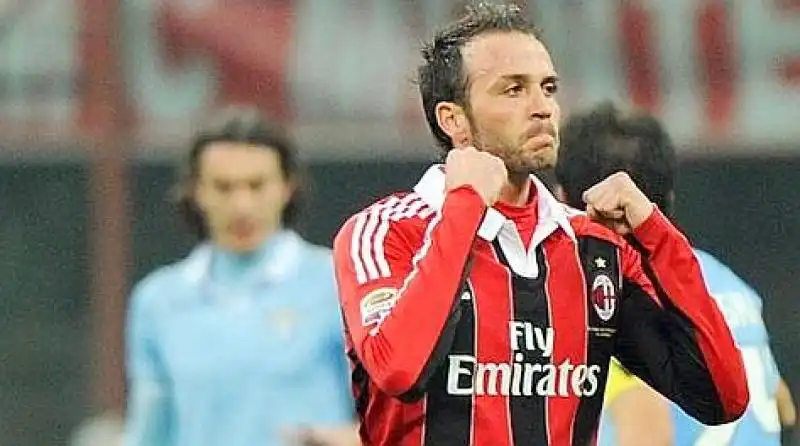 PAZZINI FESTEGGIA IN MILAN LAZIO 