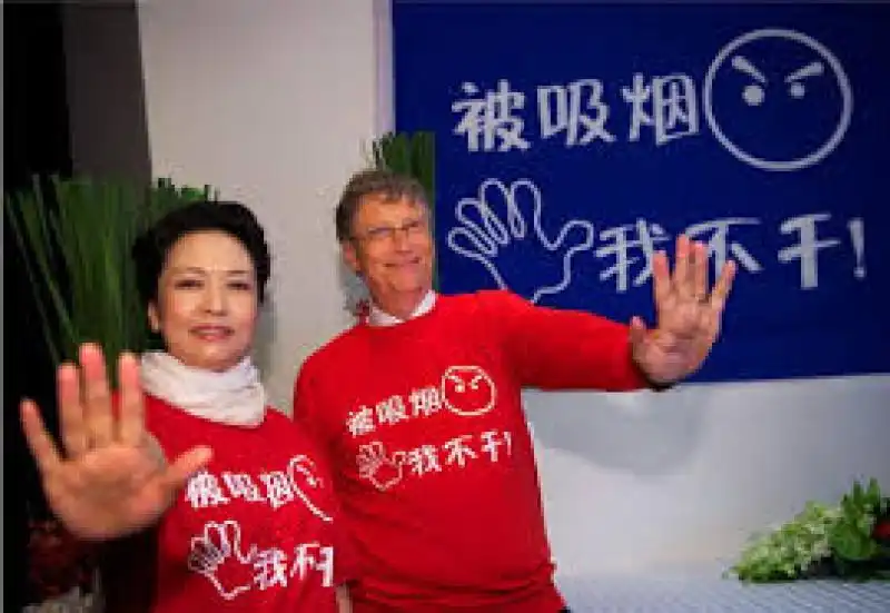 PENG LIYUAN CON BILL GATES jpeg