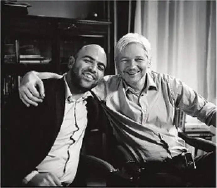 ROBERTO SAVIANO E JULIAN ASSANGE 