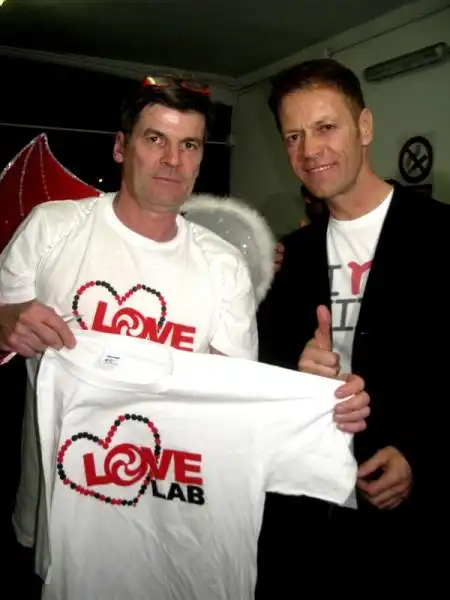 ROCCO SIFFREDI CON FLAVIO KOEA DI LOVE LAB FOTO ANDREA ARRIGA 