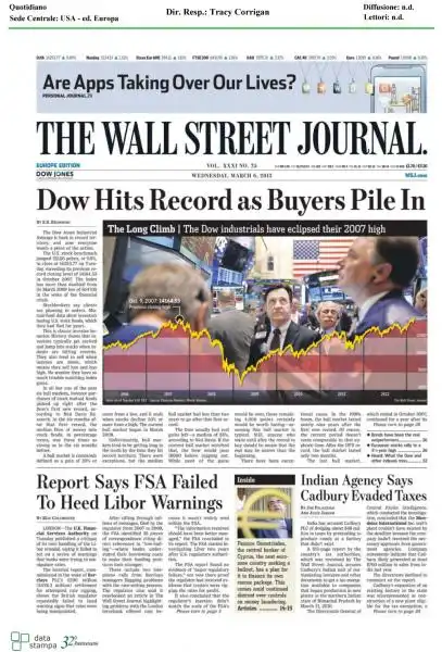 THE WALL STREET JOURNAL 