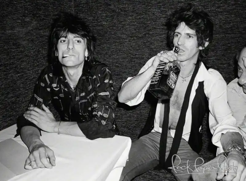 RON WOOD E KEITH RICHARDS 