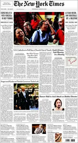 THE NEW YORK TIMES 