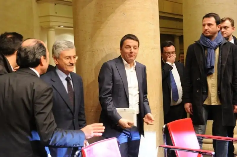 Matteo Renzi e Massimo D Alema 