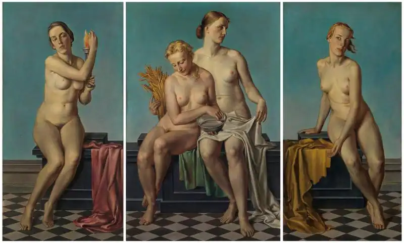 Adolf Ziegler The Four Elements before 