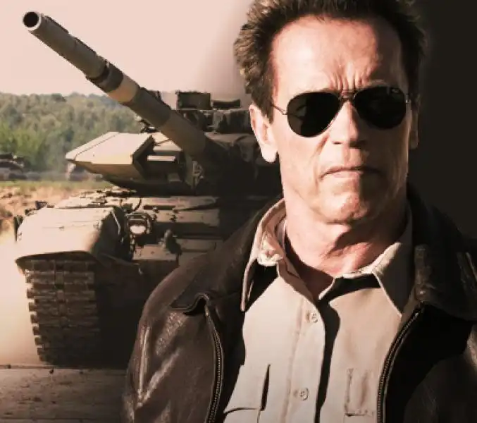 Arnold Schwarzenegger invita a guidare il suo tank 