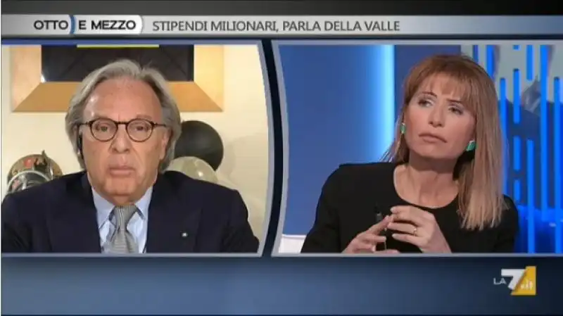 DIEGO DELLA VALLE DA LILLI GRUBER A OTTO E MEZZO 