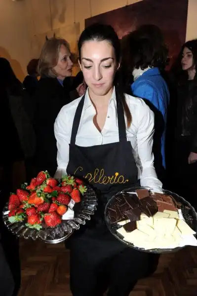 Fragole e cioccolato per gli ospiti 