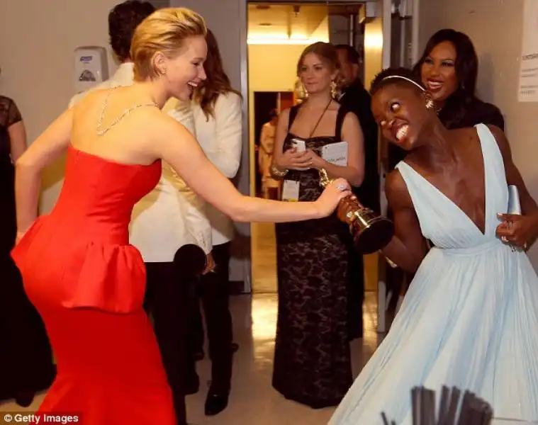 jennifer lawrence lupita nyong o 