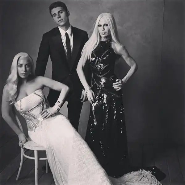 Lady Gaga e donatella Versace 