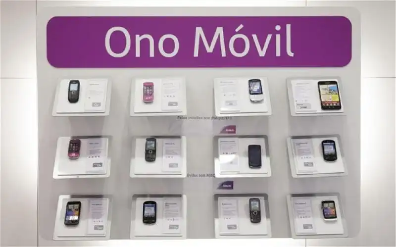 ono movil la telecom spagnola 