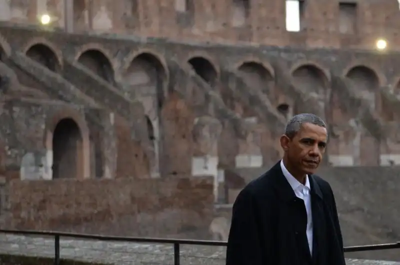 OBAMA COLOSSEO 