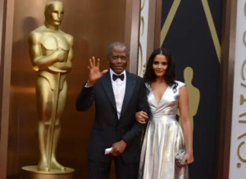 oscar winner sidney poitier with daughter sydney tamiia poitier 