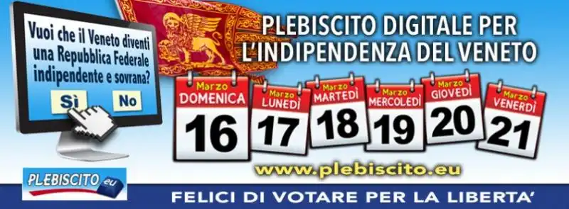 REFERENDUM PER LINDIPENDENZA DEL VENETO 