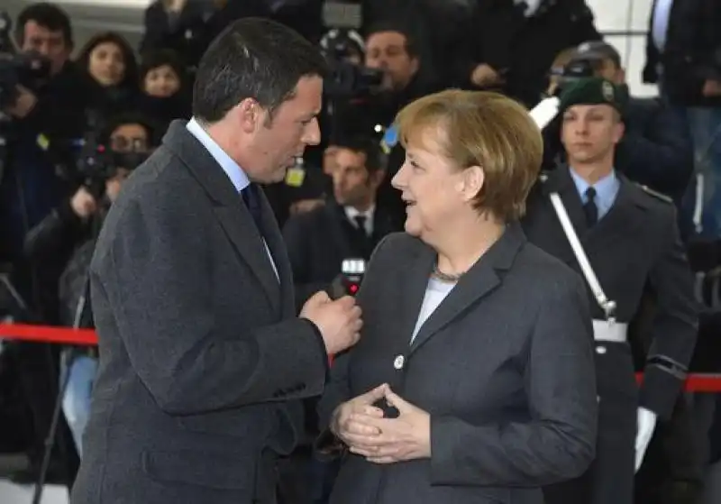 RENZI E MERKEL A BERLINO