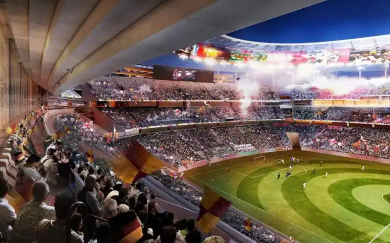 AS ROMA PROGETTO NUOVO STADIO 