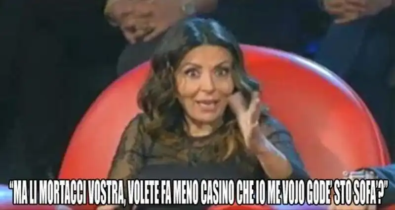 SABRINA FERILLI AD AMICI DI MARIA DE FILIPPI 