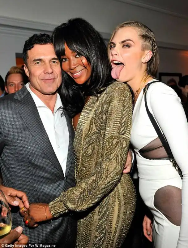 Andre Balazs cara delevingne naomi campbell