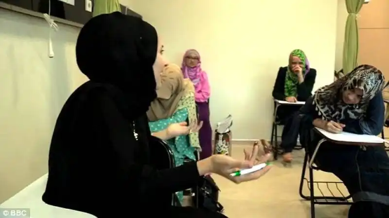 aspiranti miss islam fanno il test psicologico