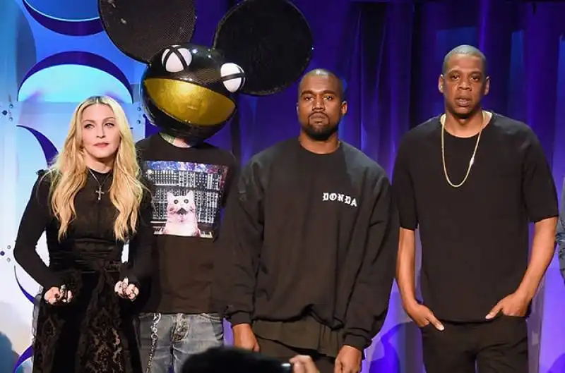 beyonce jay z e madonna presentano tidal  6