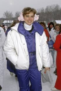 brooke shields sulle montagne in canada