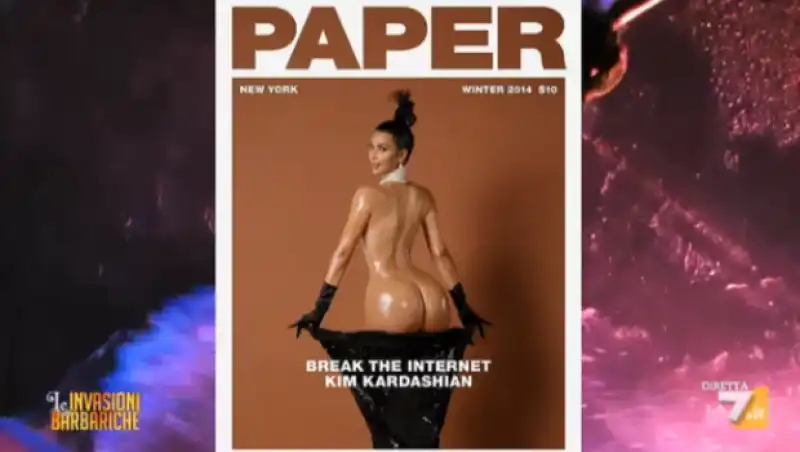 daria bignardi col culone di kim kardashian