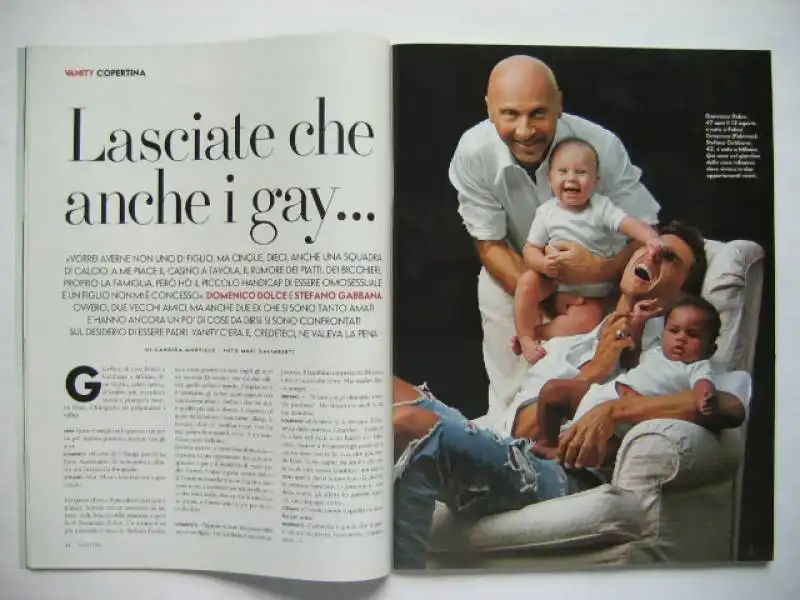 dolce e gabbana quando erano per l adozione ai gay