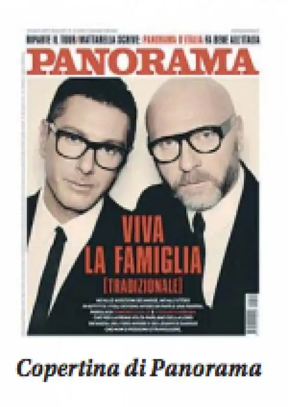 DOLCE&GABBANA COPERTINA PANORAMA