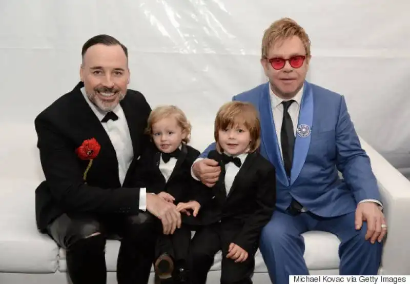 elton john david furnish e figli