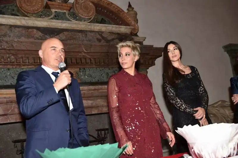 luca zingaretti malika ayane monica bellucci (2)