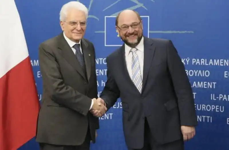 Mattarella e Schulz