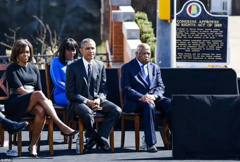 michelle   barack obama   john lewis 