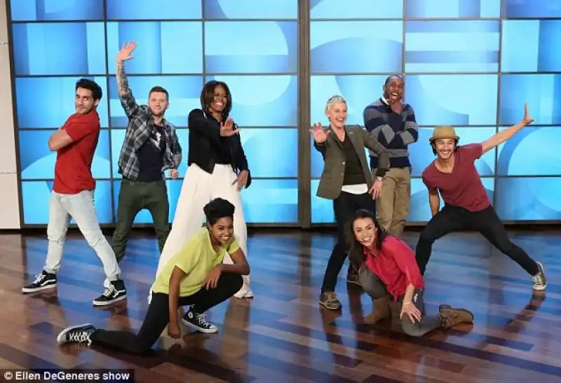 michelle obama al the ellen degeneres show 2