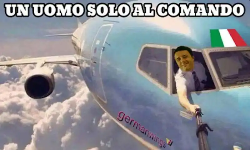 renzi come lubitz di germanwings by grillo 