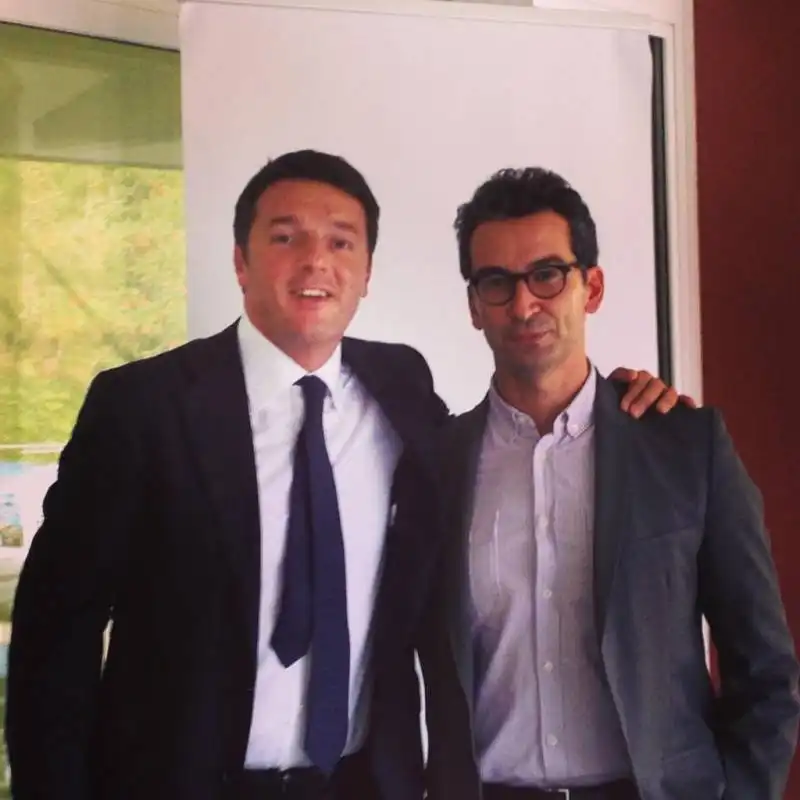 renzi con federico marchetti di yoox