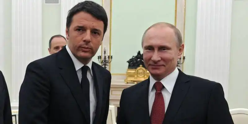 RENZI E PUTIN 