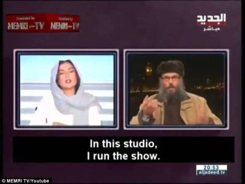 rima karaki contro hani el sibaii alla tv libanese  4