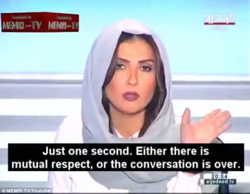 rima karaki contro hani el sibaii alla tv libanese  5