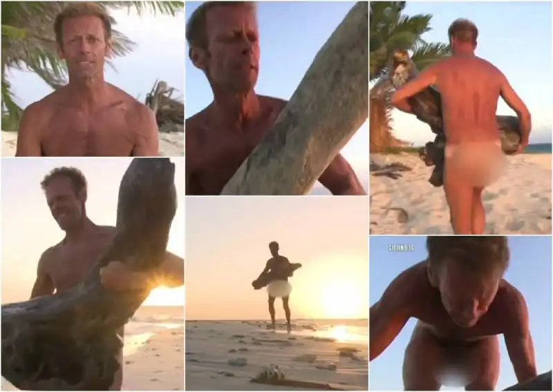 rocco siffredi isola famosi playa desnuda