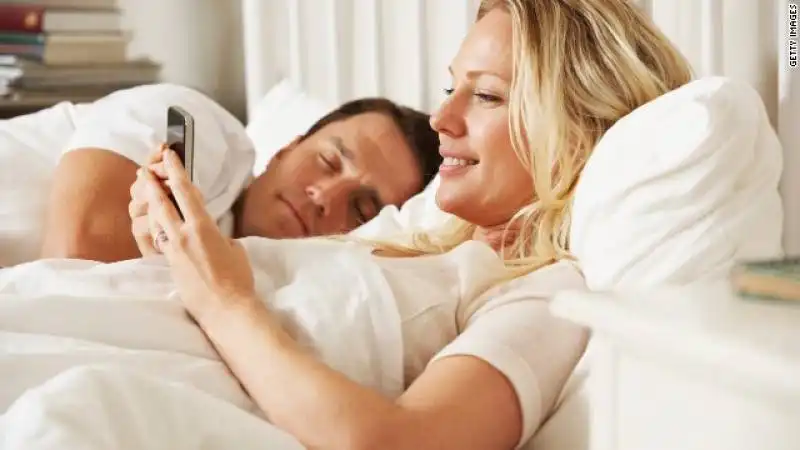 smartphone letto