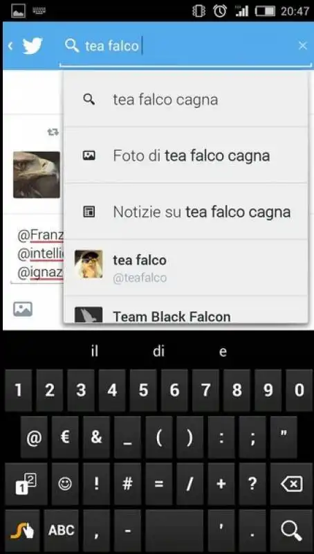 tea falco twitter  