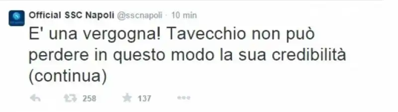 TWEET NAPOLI 1