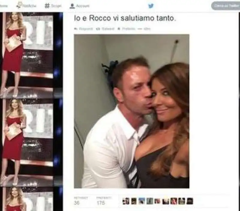 30866408 foto rocco siffredi selvaggia lucarelli insieme su twitter io rocco vi salutiamo tanto 0