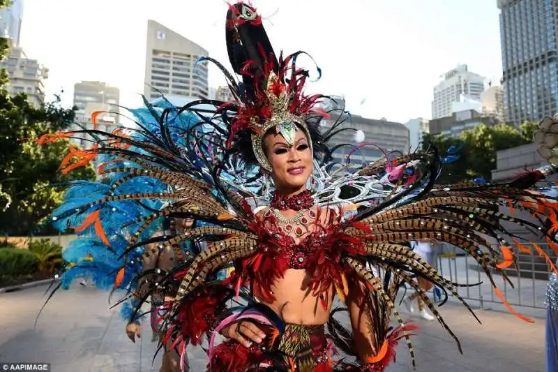 ballerina del mardi gras australiano